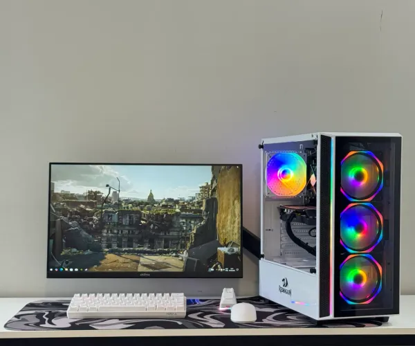 PC Gamer Completo GTX 1660 6GB + Monitor 100Hz + 16GB RAM