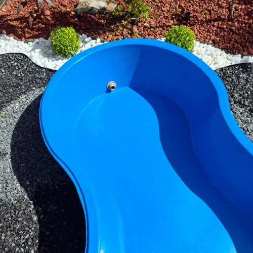 Piscina feijão FortLEV 500 litros + Capa FortLEV + Flange (Dreno). Troco por 1000 Litros