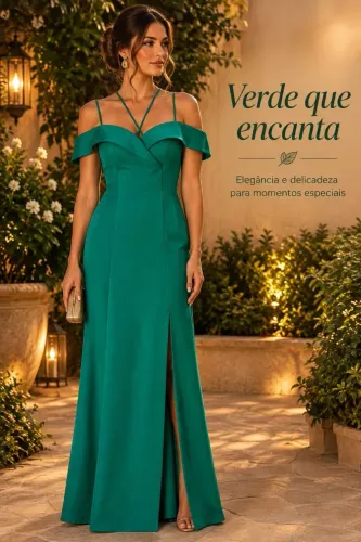 VESTIDO VESTIDO ESMERALDA DÁDIVA