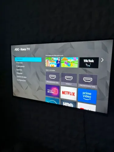Tv AOC Roku 43 polegadas praticamente nova