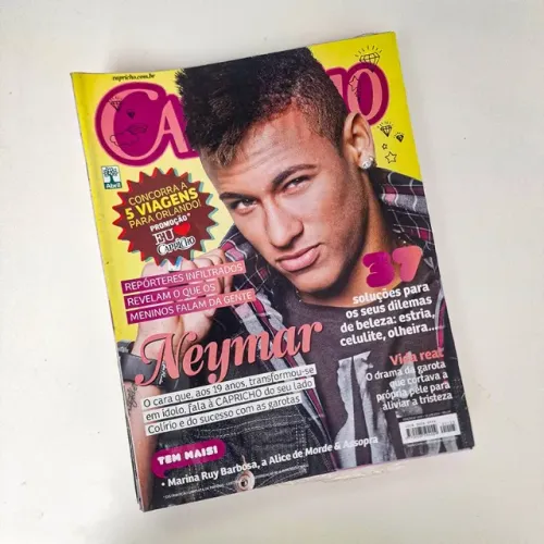 Combo Revistas Capricho Brumar - Neymar + Bruna Marquezine (2011)