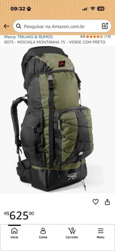 Mochila pra Trilha 75