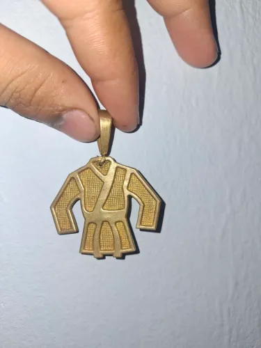 PINGENTE FAIXA PRETA MOEDA ANTIGA (NUNCA PERDE A COR DO OURO)