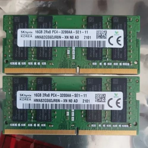 Memória 32gb DDR4 para NOTEBOOK Ac.Olxpay 