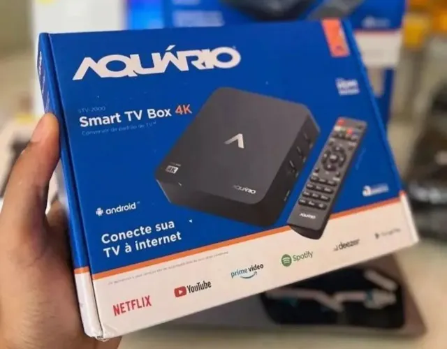 Tv box aquário