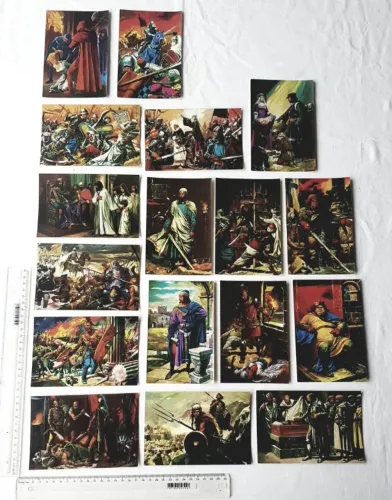 Colecionáveis - Cartões Postais de Portugal (Quadros da História de Portugal) Anos 90