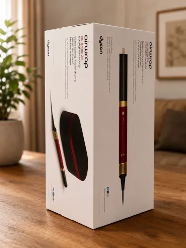 Dyson Airwrap HS09 Co-anda 2x - Special Edition Red Velvet & Gold | Novo | Lacrado