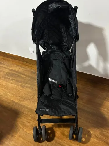 Carrinho De Bebê Beetle Grey Kikkaboo