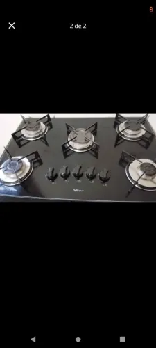 Vendo fogão Cooktop 5 bocas