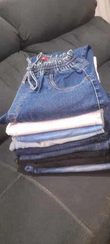 Lote calças N44/46 jeans femininas 