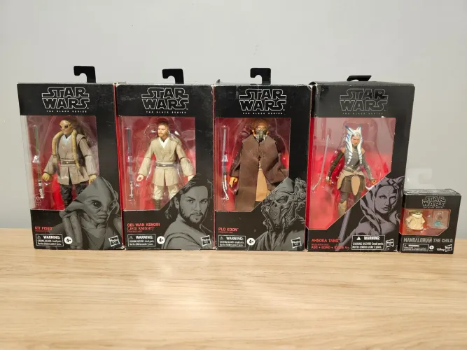 Coleção Star Wars The Black Series - 14 Figuras Originais Hasbro