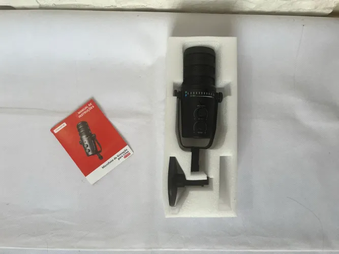 Tomate microfone com condensador