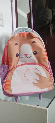 Mochila escolar gatinha