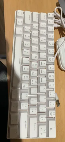 teclado 60% swiftch red