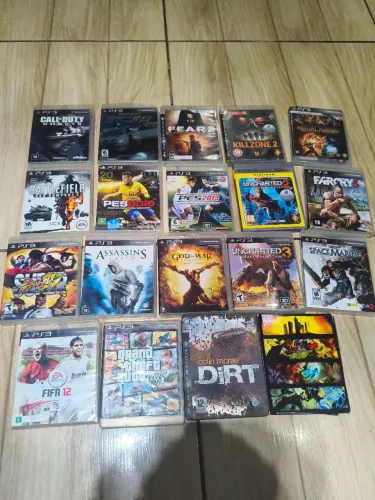 19 jogos de PS3 originais R$30 cada jogo