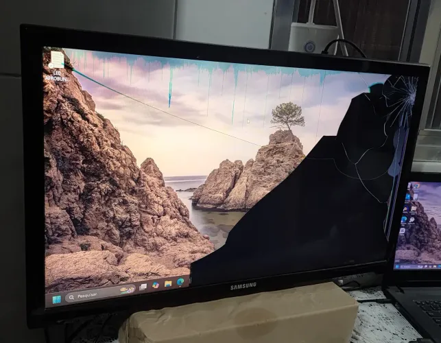 TV/Monitor Samsung 24" T24D310LH - Para Conserto ou Peças