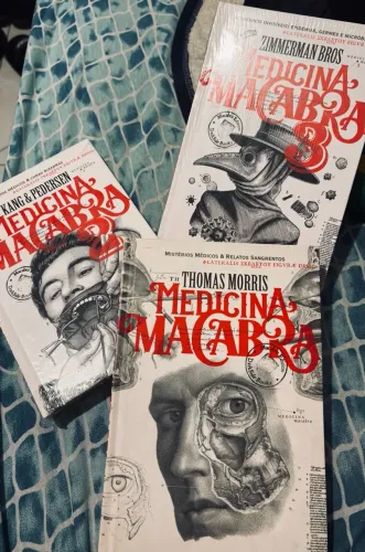 Livros-Medicina Macabra 1,2 e 3. DarkSide Books