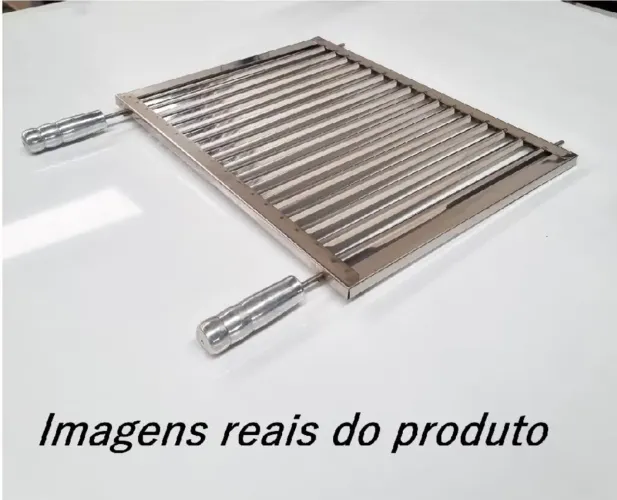 Grelha Parrilla Uruguaia em Inox Reforçada para Churrasqueira Todas as Medidas