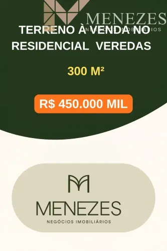 TERRENO À VENDA RESIDENCIAL VEREDAS