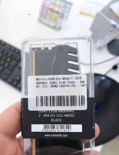 Memória RAM 32GB 1x32GB Rise Mode RM-D5-32G-4800Z