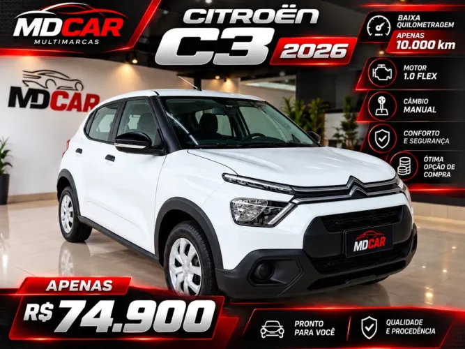 Citroen C3 Live 1.0 Flex 6V 5P Mec. 2026
