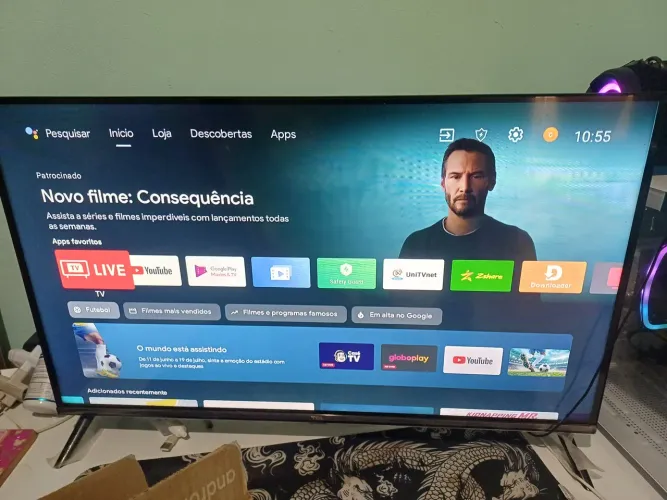Tv TCL 32 polegadas androd tv