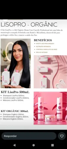 Produtos para cabelo