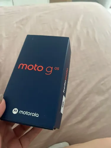 Celular moto g05 256 na caixa