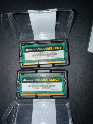 CMSO4GX3M1A1333C9 Memória 4GB DDR3 1333MHz para Notebook SODIMM VALUE Select Corsair