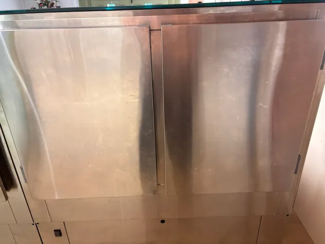 Vitrine expositora de alimentos 120cm Ouro Frio