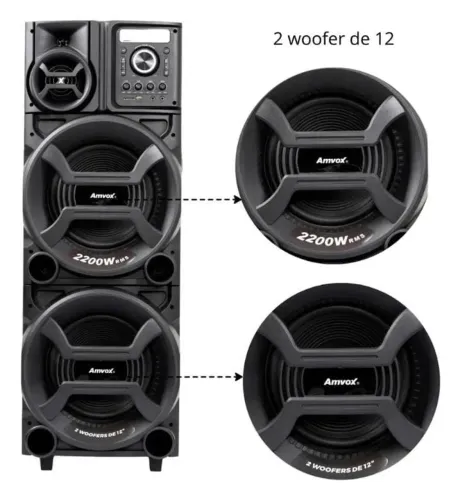 Caixa de som,amovox