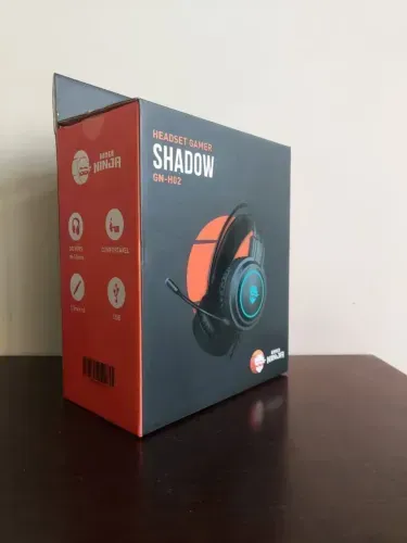 Headset Gamer Ninja Rainbow Fone com Microfone