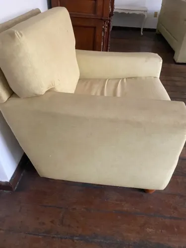 Conjunto Poltronas retro pe de madeira - retirada no local