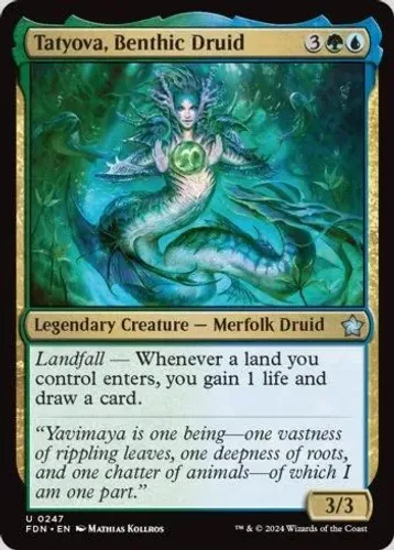 Deck Commander Tatyova, druida bêntica(Eldrazi) iniciante