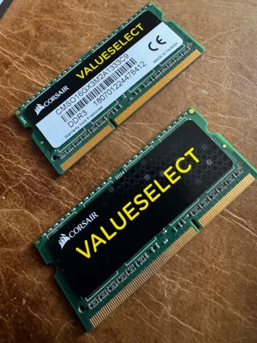 Memoria Notebook Corsair ValueSelect, 16GB (2x8GB), DDR3, 1333MHz, C9, CMSO16GX3M2A1333C9