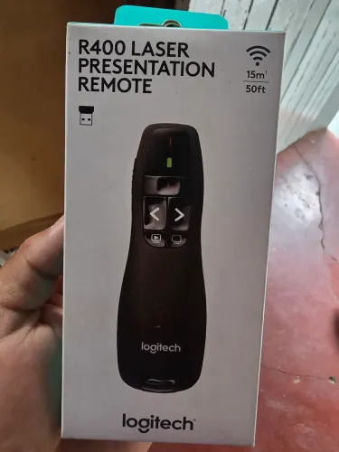 Apresentador Sem Fio Logitech R400 Laser Pointer Vermelho Original (Novo na Caixa)