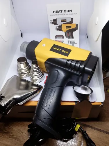 Soprador de Ar Quente / Heat Gun com Display LCD 2000w 110v