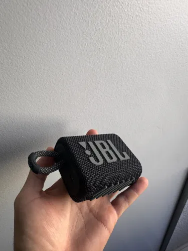 Caixa de som JBL GO3 Original (Preta)