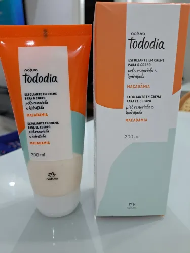 NATURA TODO DIA- ESFOLIANTE EM CREME PARA O CORPO- MACADAMIA