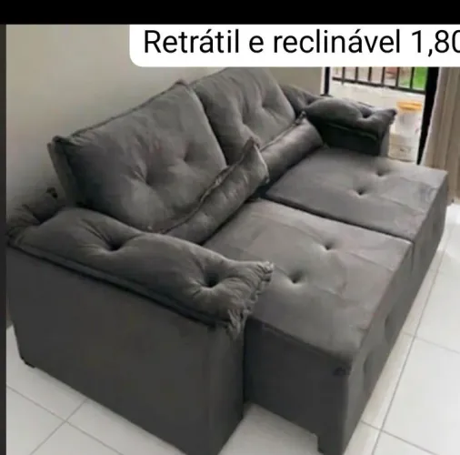Sofá retrátil e reclináveis, pronta  entrega, direto da fábrica, contato 98- * 