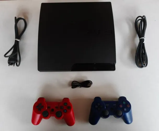 PlayStation 3 Slim desbloquead0 com jogos