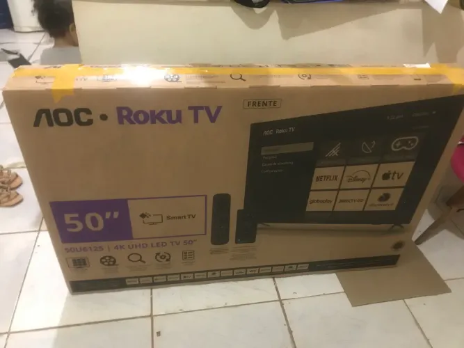 Smart Tv AOC 4k 50Polegadas nova