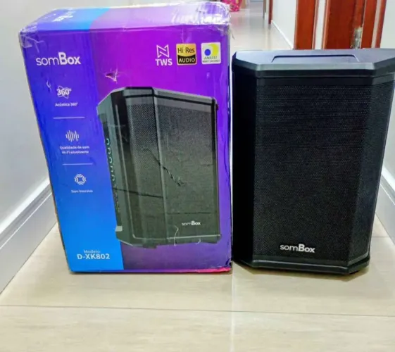 Caixa De Som D-xk802 Studio 160w Rms Bluetooth Woofer