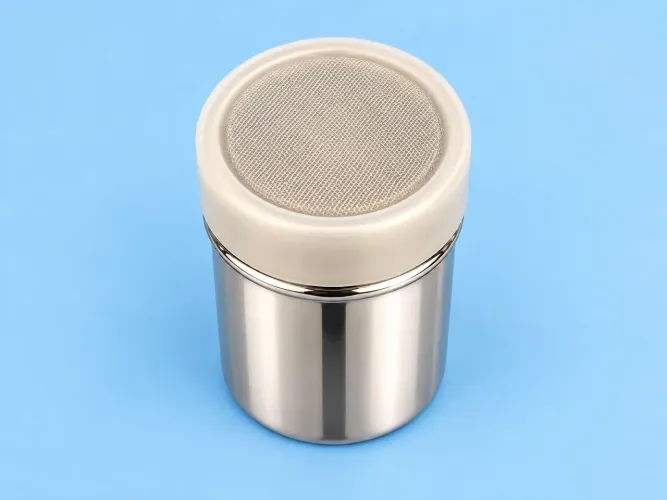 Kit com 7 Polvilhadores para Cafeteria e Confeitaria