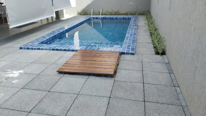 Piso Drenante 45x45x5 cm Cinza