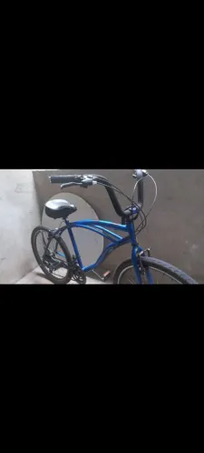 Bicicleta - Bike - Caiçara - SemiNova - Azul - Adulto - Adolescente - Criança