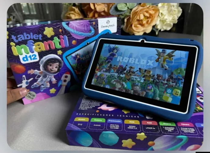 Tablet Infantil 7 Polegadas 128GB D12