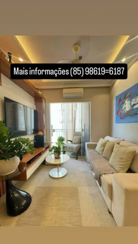 Alugo Apartamento 2 Quartos 100% Mobiliado na Aldeota - Fortaleza,