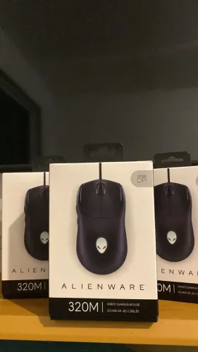 Mouse Gamer Alienware AW320M, 19000 DPI, 6 Botões, Preto