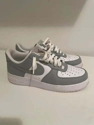 Nike Air Force 1 ?07 Cinza/Branco - Original - Usado Apenas 1 Vez - Tamanho 40
